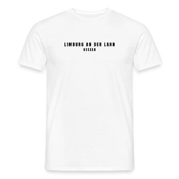 Limburg an der Lahn, Hesse - T-shirt homme - blanc - Devant - AI Model Male 178 dark (178cm)
