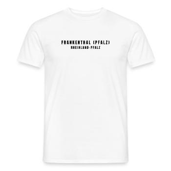 Frankenthal (Pfalz) Rheinland-Pfalz - Männer T-Shirt - Weiß - Vorne - AI Model Male 178 dark (178cm)