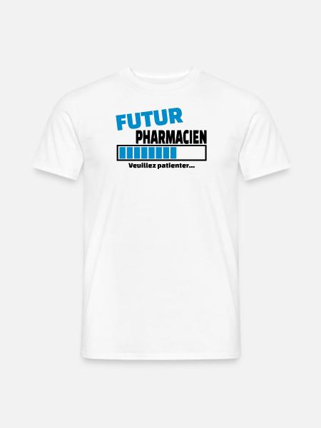 futur pharmacien - T-shirt homme - blanc