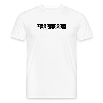 Panneau de l’aéroport de Meerbusch - T-shirt homme - blanc - Devant - AI Model Male 178 dark (178cm)