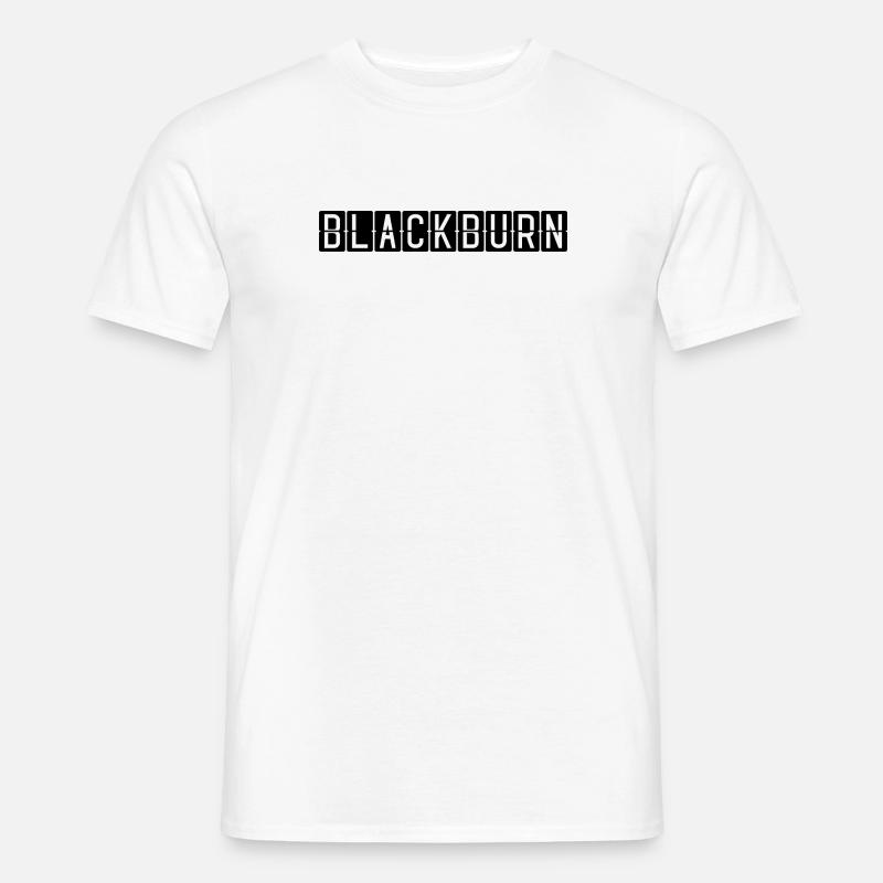 Blackburn Flughafentafel - Männer T-Shirt - Weiß
