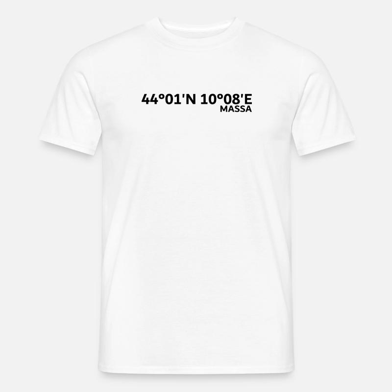 Massa coordinates - Men's T-Shirt - white