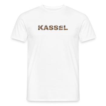 Kassel Hund - Männer T-Shirt - Weiß - Vorne - AI Model Male 178 dark (178cm)