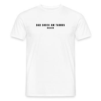Bad Soden am Taunus, Hesse - T-shirt homme - blanc - Devant - AI Model Male 178 dark (178cm)
