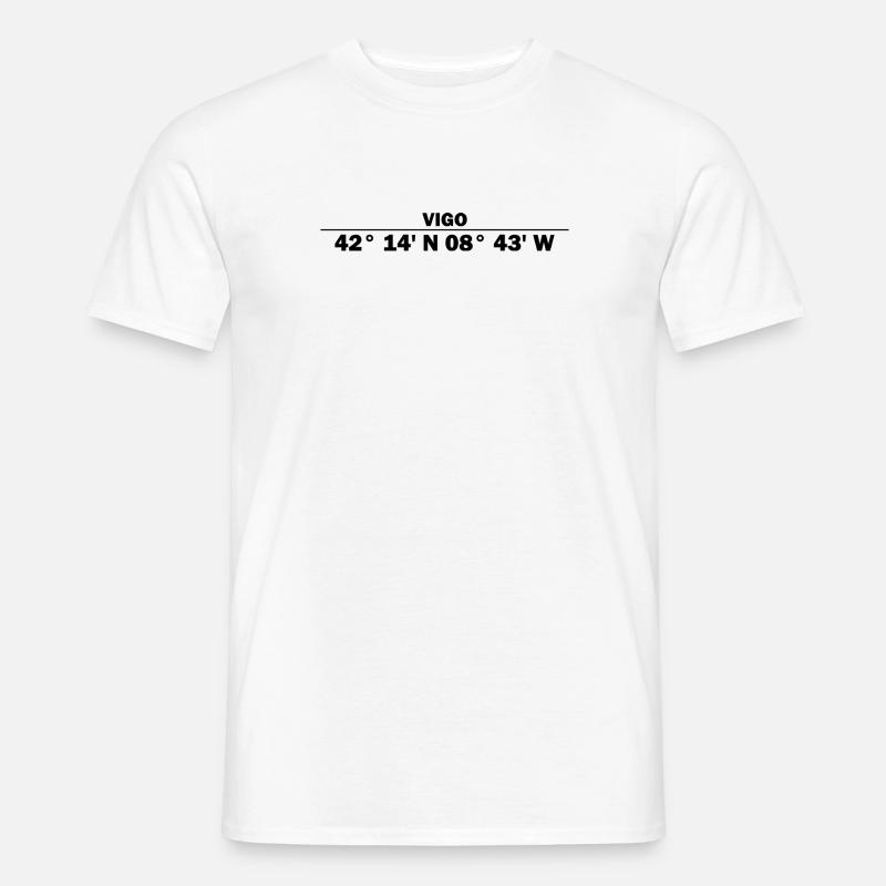 Vigo coordinates - Men's T-shirt - white