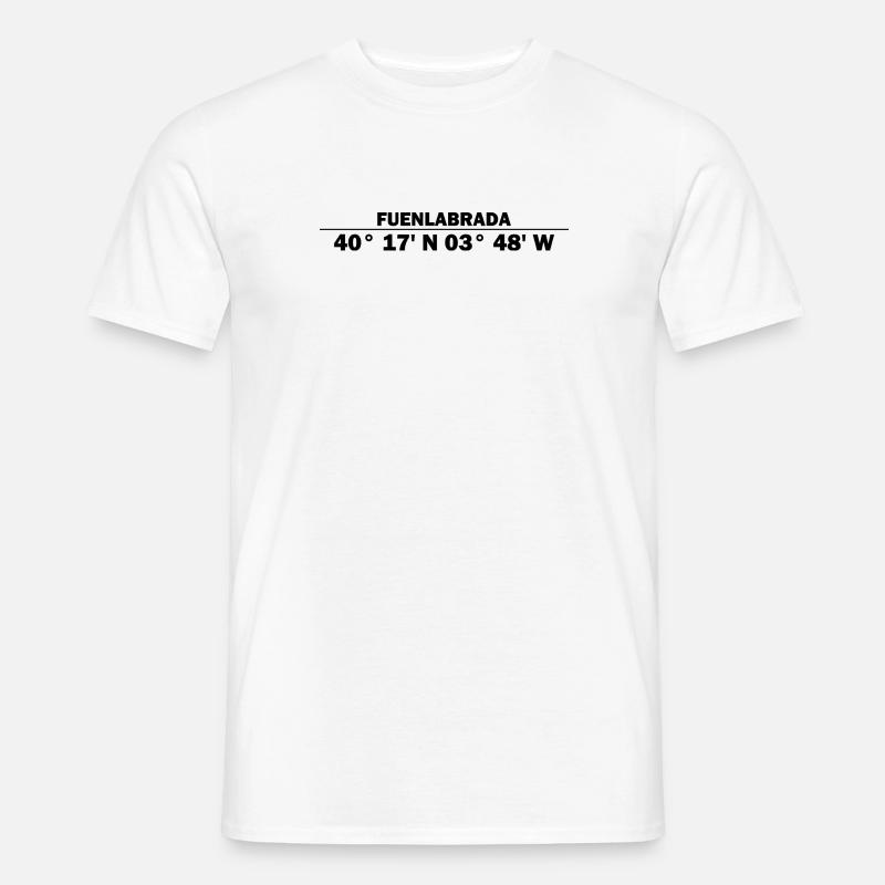 Fuenlabrada coordinates - Men’s T-shirt - white