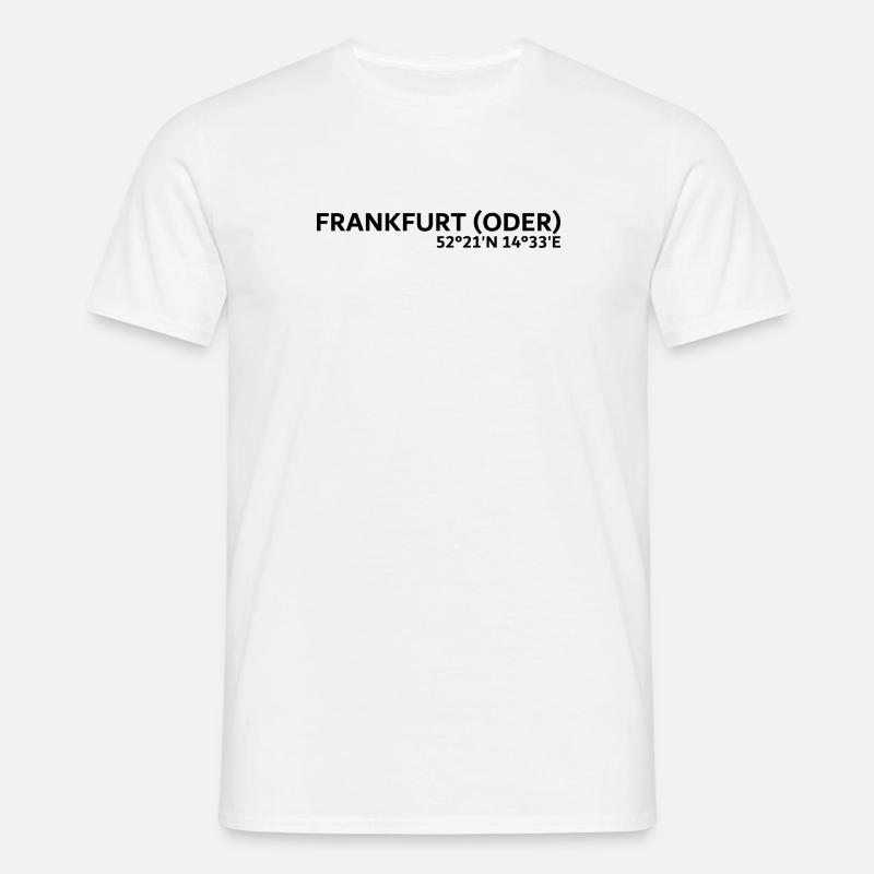 Frankfurt (Oder) together - Men's T-Shirt - white