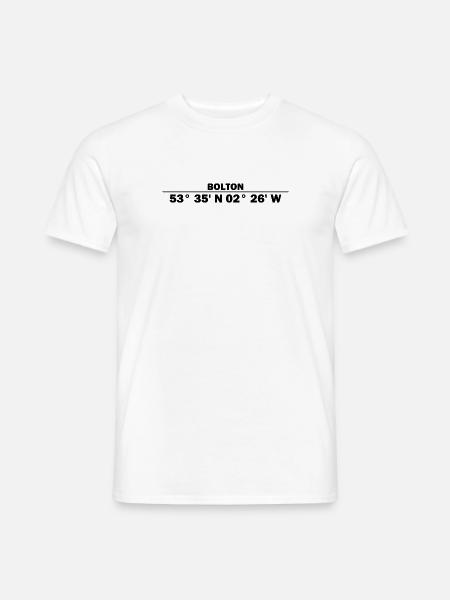 Bolton coordinates - Men's T-Shirt - white