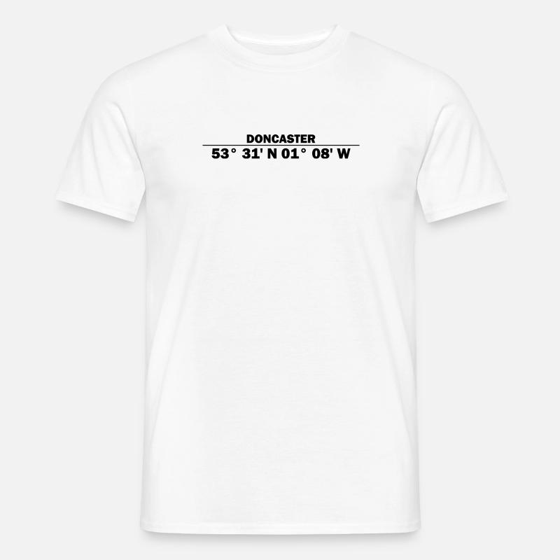 Doncaster coordinates - Men's T-Shirt - white