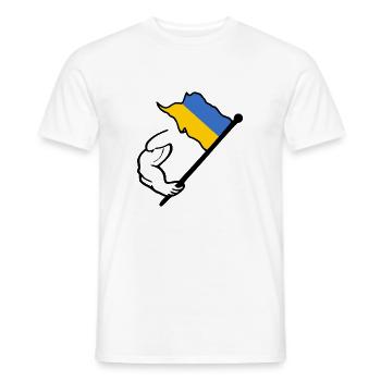 Ukraine - Männer T-Shirt - Weiß - Vorne - AI Model Male 178 dark (178cm)