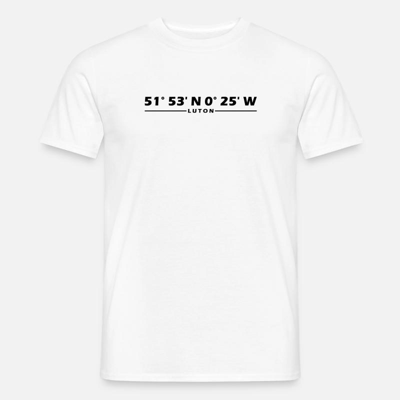 Luton Coordinates - Men’s T-shirt - white
