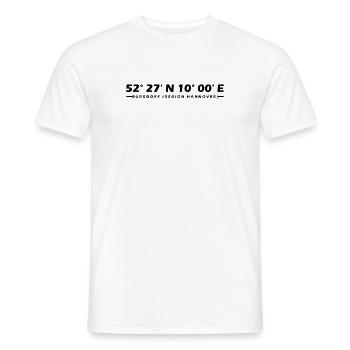 Burgdorf (Region Hannover) koordinerer - Mænd T-shirt - hvid - Foran - AI Model Male 178 dark (178cm)