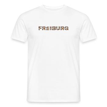 Freiburg Hund - Männer T-Shirt - Weiß - Vorne - AI Model Male 178 dark (178cm)