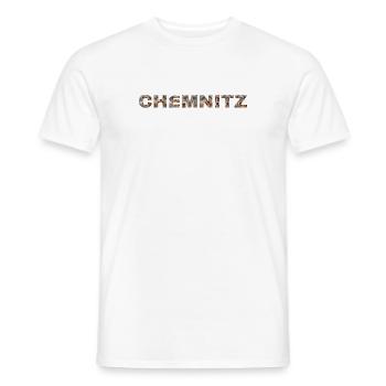 Chemnitz Hund - Männer T-Shirt - Weiß - Vorne - AI Model Male 178 dark (178cm)