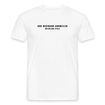 Bad Neuenahr-Ahrweiler, Rhénanie-Palatinat - T-shirt homme - blanc - Devant - AI Model Male 178 dark (178cm)