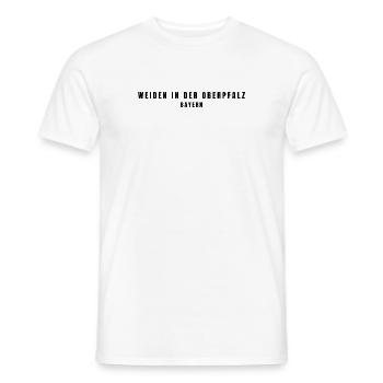 Weiden in der Oberpfalz Bayern - Männer T-Shirt - Weiß - Vorne - AI Model Male 178 dark (178cm)