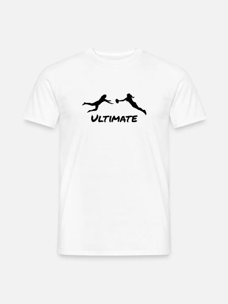 Ultimate Frisbee - Women - Men's T-Shirt - white