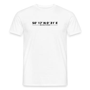 Maidstone Coordinates - Men's T-Shirt - white - Front - AI Model Male 178 dark (178cm)