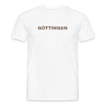 Göttingen Hund - Männer T-Shirt - Weiß - Vorne - AI Model Male 178 dark (178cm)