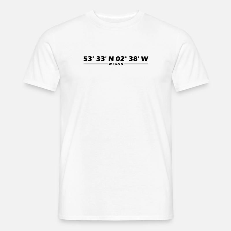 Wigan Coordinates - Men's T-Shirt - white