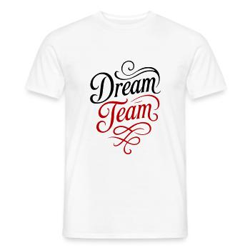 Dream Team - Männer T-Shirt - Weiß - Vorne - AI Model Male 178 dark (178cm)