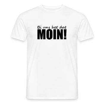 Plattdeutsch - Dialekt - Spruch - Männer T-Shirt - Weiß - Vorne - AI Model Male 178 dark (178cm)