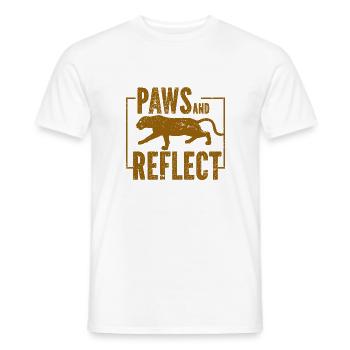 Tigre - Afrique - Nature sauvage - Conservation de la nature - T-shirt homme - blanc - Devant - AI Model Male 178 dark (178cm)