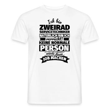 Zweirad-Servicetechniker Geschenke - Männer T-Shirt - Weiß - Vorne - AI Model Male 178 dark (178cm)