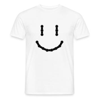 Would have had bicycle chain 18 - Men's T-Shirt - white - Front - AI Model Male 178 dark (178cm)