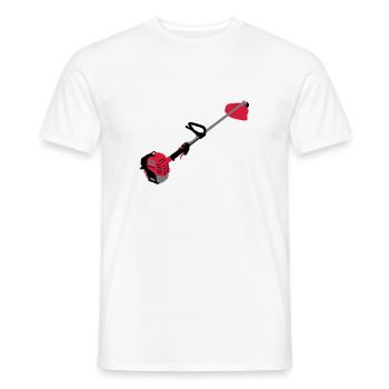 Motorsense_d1 - Männer T-Shirt - Weiß - Vorne - AI Model Male 178 dark (178cm)