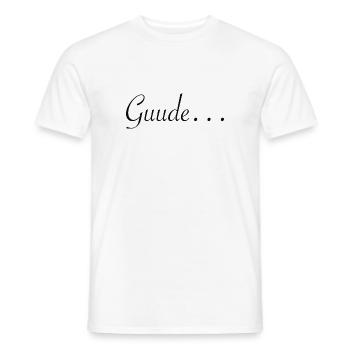 Guude - Männer T-Shirt - Weiß - Vorne - AI Model Male 178 dark (178cm)