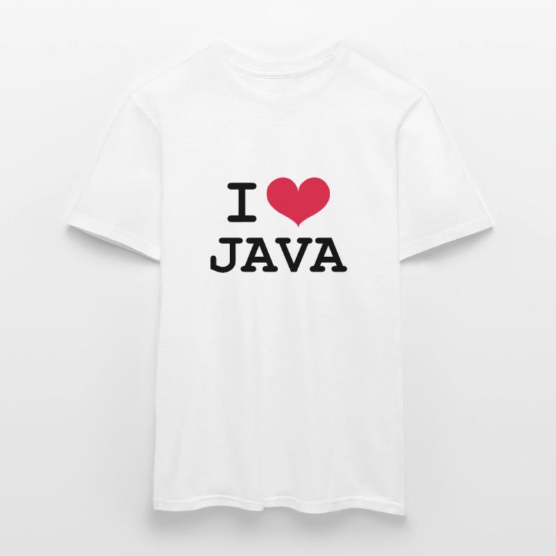 I Love Java [Developer / Geek] Männer T-Shirt
