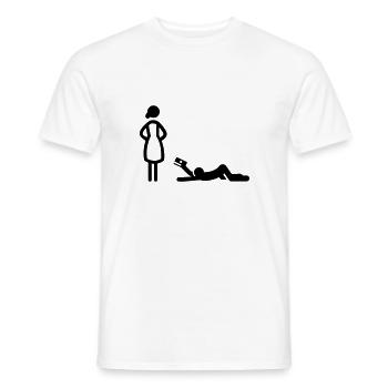 Hochzeit - Männer T-Shirt - Weiß - Vorne - AI Model Male 178 dark (178cm)