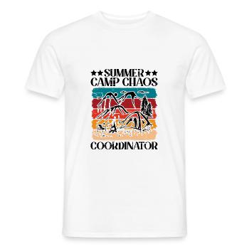 Summer Camp Chaos Coordinator 5 - Männer T-Shirt - Weiß - Vorne - AI Model Male 178 dark (178cm)