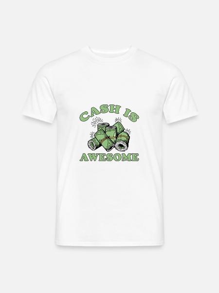 L’argent est génial 6 - T-shirt homme - blanc