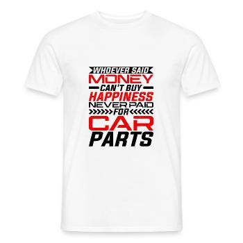 Whoever Said Money Can't Buy Happiness 1 - Männer T-Shirt - Weiß - Vorne - AI Model Male 178 dark (178cm)