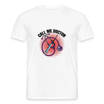 Appelez-moi Docteur 15 - T-shirt homme - blanc - Devant - AI Model Male 178 dark (178cm)