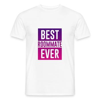Best Roommate Ever 3 - Men's T-Shirt - white - Front - AI Model Male 178 dark (178cm)