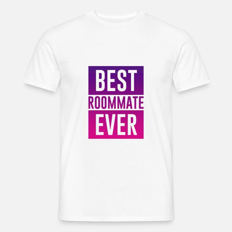 Best Roommate Ever 3 - Männer T-Shirt - Weiß