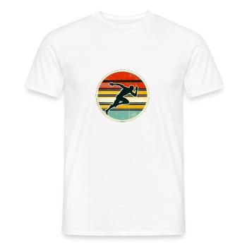 Sprinter - Athlétisme 4 - T-shirt homme - blanc - Devant - AI Model Male 178 dark (178cm)