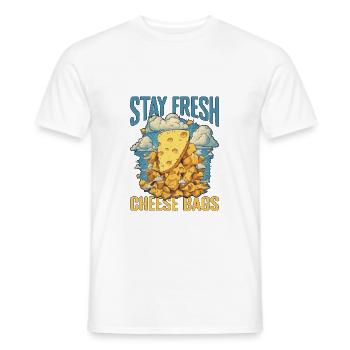 Stay Fresh Cheese Bags 51 - Männer T-Shirt - Weiß - Vorne - AI Model Male 178 dark (178cm)