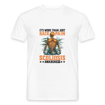 It's More Than Just Back Pain 11 - Men's T-Shirt - white - Front - AI Model Male 178 dark (178cm)