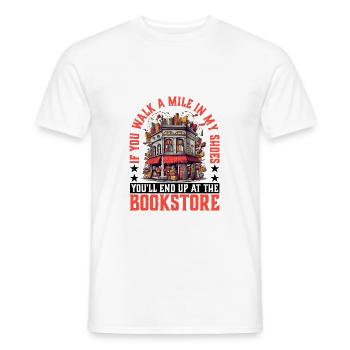 If You Walk A Mile In My Shoes 6 - Men's T-Shirt - white - Front - AI Model Male 178 dark (178cm)