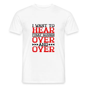 Je veux entendre ce son encore et encore 2 - T-shirt homme - blanc - Devant - AI Model Male 178 dark (178cm)