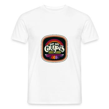 Got Any Grapes 6 - Men's T-Shirt - white - Front - AI Model Male 178 dark (178cm)