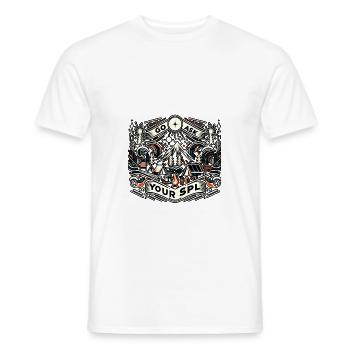 Go Ask Your Spl 8 - Men's T-Shirt - white - Front - AI Model Male 178 dark (178cm)