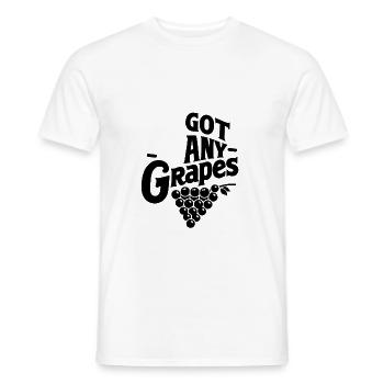 Got Any Grapes 7 - Men's T-Shirt - white - Front - AI Model Male 178 dark (178cm)