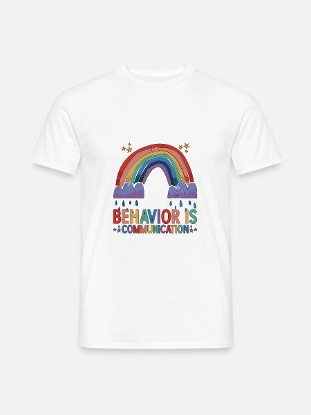 Behavior Is Communication 23 - Men's T-Shirt - white