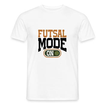 Futsal Mode On 13 - Männer T-Shirt - Weiß - Vorne - AI Model Male 178 dark (178cm)