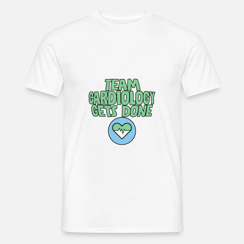 Team Cardiology Gets Done 4 - Männer T-Shirt - Weiß